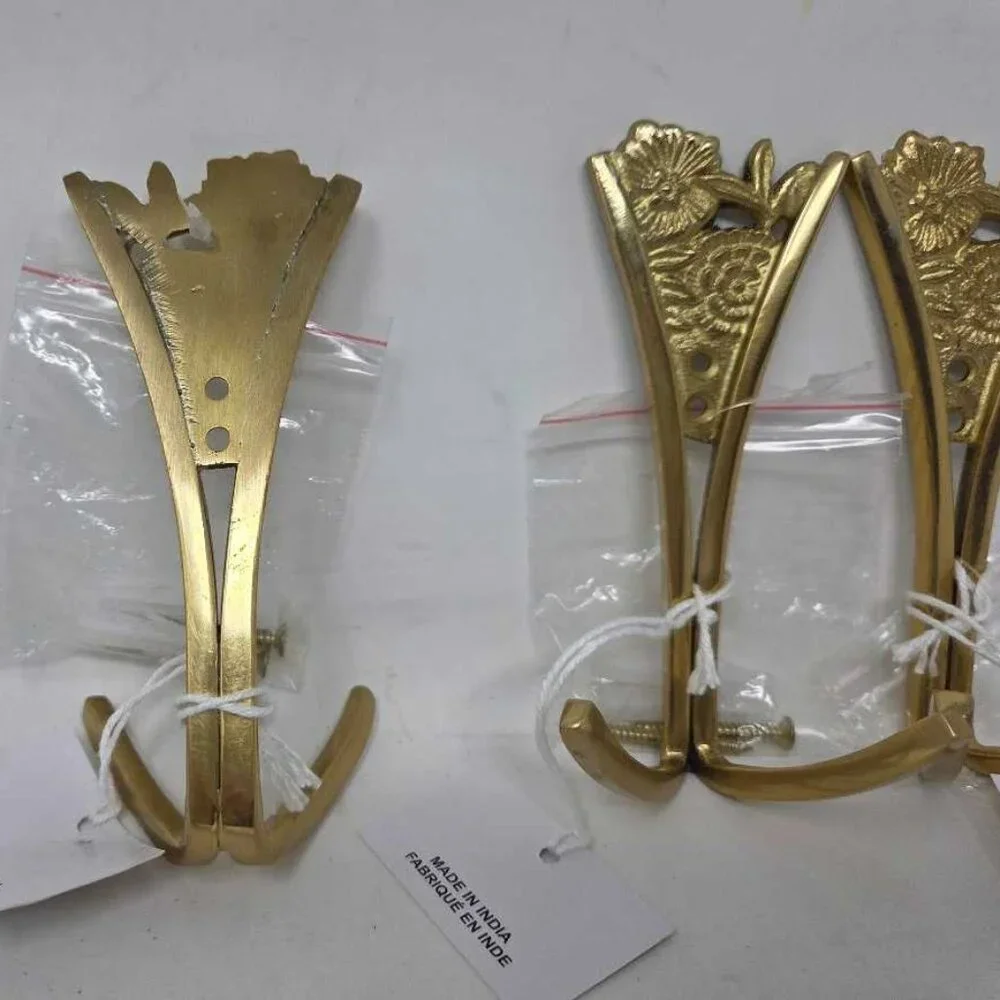 SET OF 3 Anthropologie Blume floral wall hooks